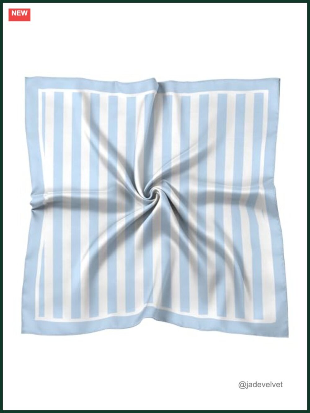 Square Satin Headscarf Hair Wrap Bandana 27.5 Inches Silk Feeling Scarf